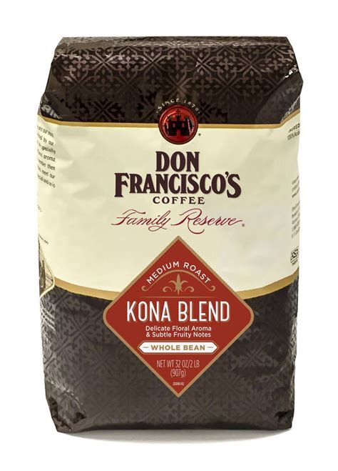 don francisco's coffee reviews|kona blend coffee reviews.